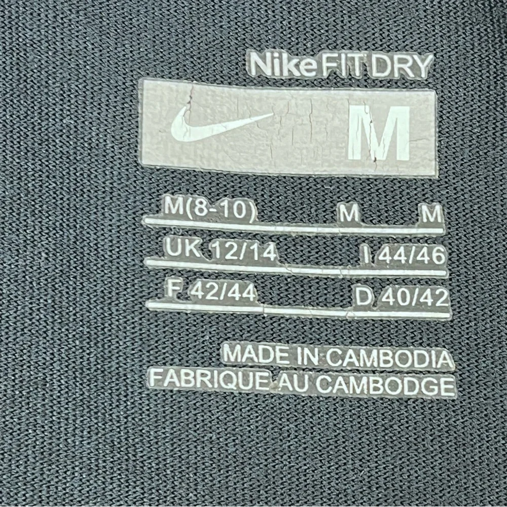 Nike Women's Fit-Dri Blue Capri Elastic Waist Leggings 337859 Size M; Activewear